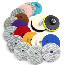 Polishing Pads,5/8inch- Backer Pad,for Drill,Grinder, Polisher,for Concrete Marble Rock Countertop Quartz Polishing Kit