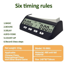 Multipurpose Portable Professional Chess Clock Digital Chess Timer Game Timer Count /Down Precise Game Stopwatch