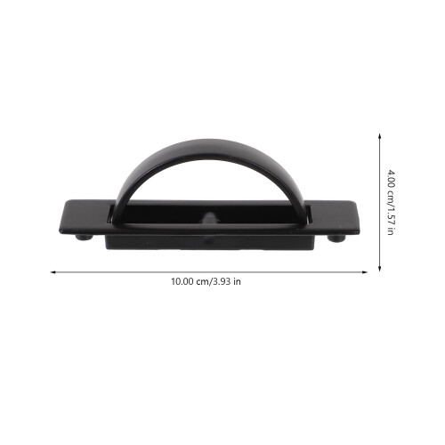 FRCOLOR drawer knobs recessed flush black 1