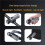 USB Rechargeable LED Flashlight Portable Tail Magnet Flashlight Super Bright RGB Camp Lantern Side COB Emergency Light 7