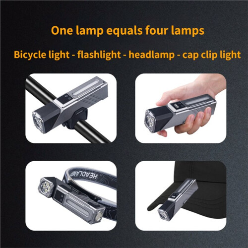 USB Rechargeable LED Flashlight Portable Tail Magnet Flashlight Super Bright RGB Camp Lantern Side COB Emergency Light 2