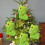 Grüner bestickter Weihnachtsstrumpf mit Buchstaben, 18 cm 4
