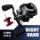 High-Speed Baitcasting Reel Dual Spools Right Hand Black 9