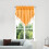 Cortinas transparentes e opacas de 51x24 polegadas para quarto e cozinha. 5