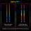 LED Light  Drum Sticks Glow in the Dark Drumsticks,Percussion Drum Accessories for Electronic Drums Night Performances 5