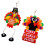 Ensemble de 2 décorations de porte dinde pour Thanksgiving 5