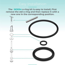 263054 O-Ring Kit for /PacFab/Sta-Rite Push/Pull Slide Valve 263064, 263052, 263053, 263078, 263079