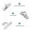 Worgeous Marine Dock Repklämma Silver Enkel Montering 1-pack 3