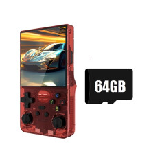 Console de Jogos Retrô Portátil R39MAX com 64 GB de Armazenamento, Mais de 18.000 Jogos, Tela Colorida IPS de 4 Polegadas e Mais de 20 Emuladores A