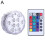 Lampe LED submersible RGB multicolore étanche avec télécommande Co D614Z2E8 7