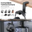 Under Desk Headphone Stand Adjustable Rotating Arm Clamp 1 4