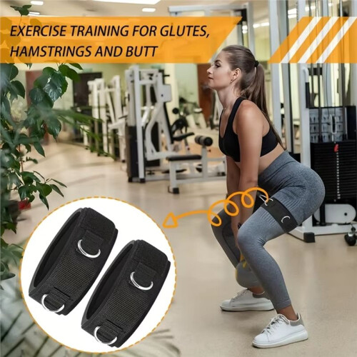 2 Pcs Thigh Strap Adjustable Strength Training Accessories Hips Shaping Exercise Straps for Men Women 2