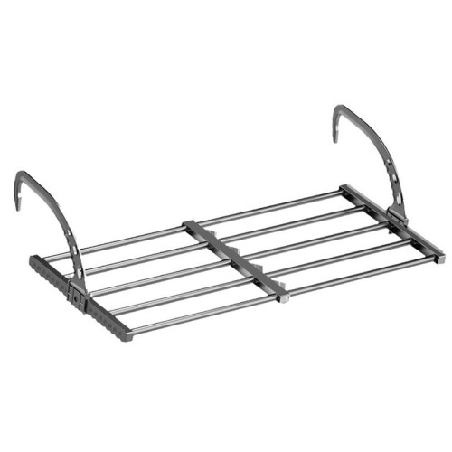 Extendable Radiator Clothes Airer Retractable Foldable Clothes Hanging Rack Laundry Drying Rack for Bathroom