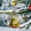 Frog Christmas Ornament Acrylic Clear 3 inch 6