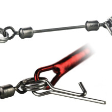 Steel Treble Hooks with Twistlock Screw Rigs for Soft Lure Fishing in Multiple Sizes