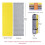 Waterproof Portable Camping Mat Foam Sleeping Pad Yellow 3