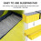 Waterproof Portable Camping Mat Foam Sleeping Pad Yellow 6