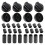8Pack Control Knobs Replacement with 24 Adapters for Oven, Stove, and Range Versatile and Wide Application 1