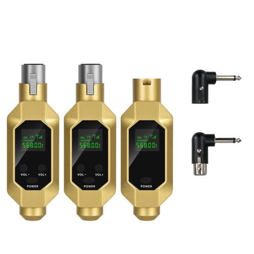 New Wireless Microphone Converter XLR Transmitter and Receiver Microphone Wireless System for Dynamic Microphone B