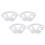 OUNONA 4 Pcs Rack Earmuff Plastic Holder Skeleton Frame Winter Miss 7