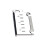 Universal Tremolo Bridge Assembly 6-String Chrome Plate for Electric Guitar Tremolo System Bridge 3