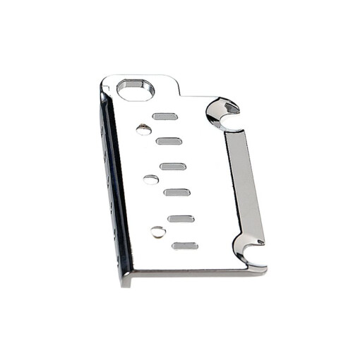 Universal Tremolo Bridge Assembly 6-String Chrome Plate for Electric Guitar Tremolo System Bridge 2