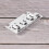 Universal Tremolo Bridge Assembly 6-String Chrome Plate for Electric Guitar Tremolo System Bridge 5