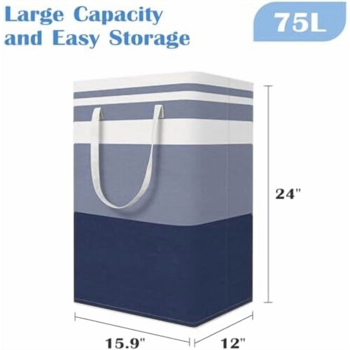 Wäschekorb freistehend wasserdicht 3er-Pack 75 l 1