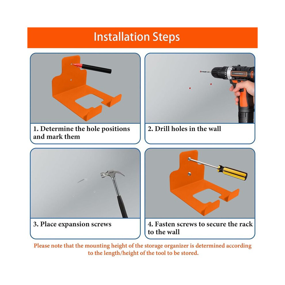 Wall Mounted Garden Tool Organizer Power Tool Hanger For Garage Storage For Weed Whackers, Grass Trimmer, Hedge Tools A 4712487510359