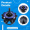 R0443900 2-Inch Multi-Port Valve Top Assembly Replacement Kit for  Jandy Multiport Side Mount Backwash Valves 7