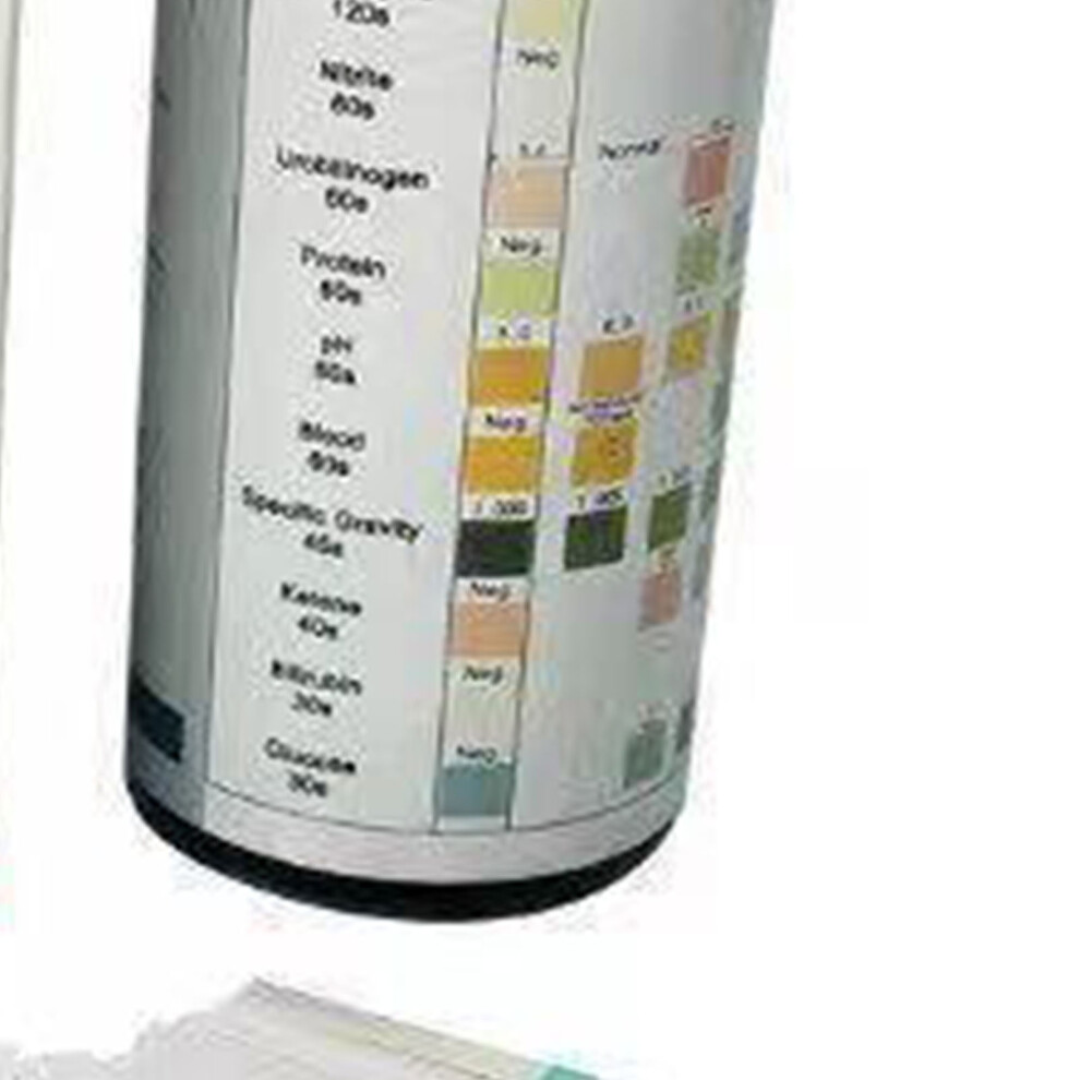 100Pcs Urine Test Strips, PH, Ketone, Body Fat Analysis, 13x5.5cm