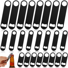 Lot de 24 Ouvre-Bouteilles en Acier Inoxydable, Ouvre-Bouteilles Plats de 7/4,9/3,5 Pouces, Ouvre-Bouteilles de Bière de Tailles Variées