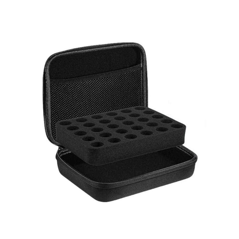 Tlily 30 Slots Hard Organizer Storage Box Carrying Case 10Ml Insulin Vial Storage Box For Small Injection Vials