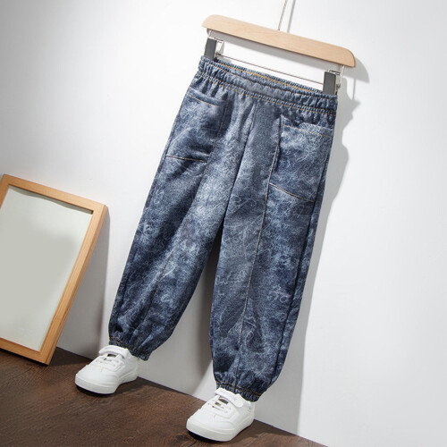 Παντελόνι λινό για νήπια για αγόρια Boho Denim Pirate Pants2T 1