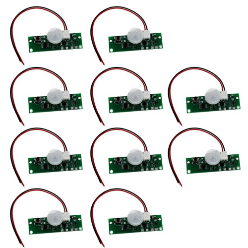 10 Stuks 3,7V Infrarood Bewegingssensor Zonnecel Printplaat Besturingssensor Nachtlampje Module Controller Module