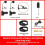 Wireless Saxophone Microphone System, Clip  Instrument Microphone for Saxophones 2 Microphone 4