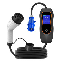 Type 2 EV 7KW 32A 1Phase EV Charger Electric Car Charger EVSE Portable Fast Charging Cable EU Charging Adapter