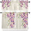 Kitchen Curtains and Valances Set Spring Purple Flower 3 2
