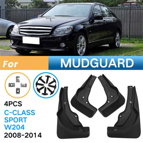 4 Pezzi Parafango Auto Paraspruzzi Paraspruzzi Parafango Parafango per   W204 Sport Classe C 2008-2014 C180 C200 C300 1