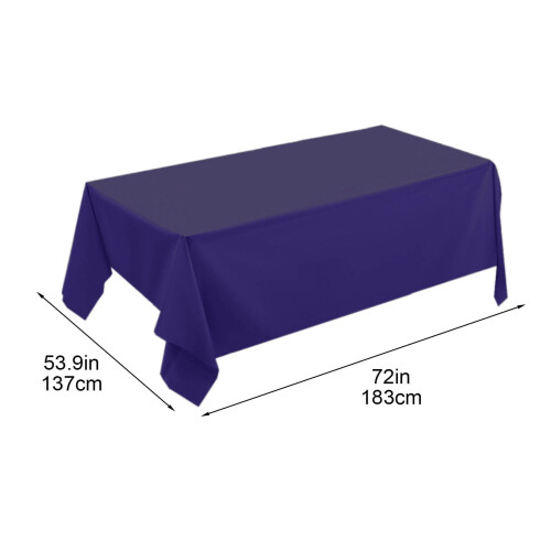 Nappe rectangulaire imperméable jetable 54 x 72 pouces 2