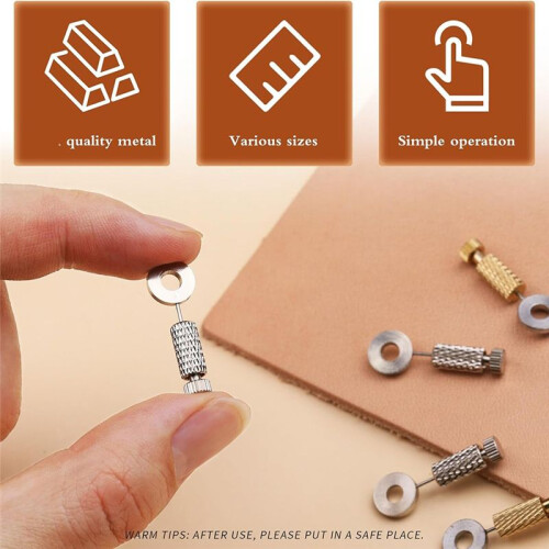 20Pcs 2 Size Suture Positioning Needles, Leather Hand Sewing Position, Leathercraft Needles, Locking Pins 2