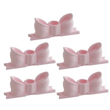 Elegant Gypsum Candle Holder for Long Candles - Ideal for Weddings, Birthdays, and Home Decor