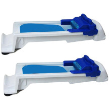 2Pcs Grape Leaves Roller 13x3x3" Manual Plastic Spring Roll Maker for Adults & Kids Manual & Labor-Saving Kitchen
