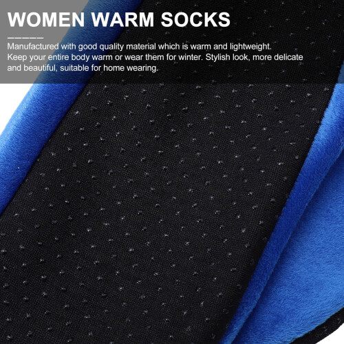 4 paia di calze lunghe e soffici da donna per l'inverno, comode, in spandex. 1