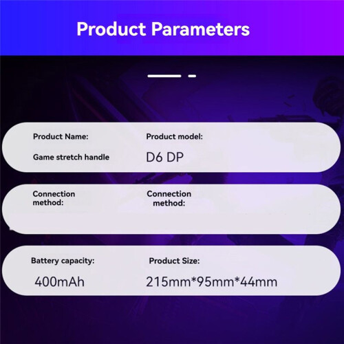 D6DP Gamepad Stretching Extendable Gaming Controller  Handle Pad for Phone Android Gamepad Game Accessoires A 1