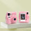 Instax Mini SE camera storage case with strap and stickers 6