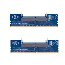 2 Stuks Laptop-Naar-Desktop SO-DIMM Naar Pc DIMM-Kaart DDR4-Geheugen RAM-Geheugenadapter Laptop-Naar-Pc-Desktop Testkaart