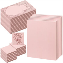30Pcs Linoleum Blocks for Printmaking Supplies 12Pcs 4" X 6"and 2" X 2", 6 Pack 8" X 6"Rubber Linocut Block for DIY Art