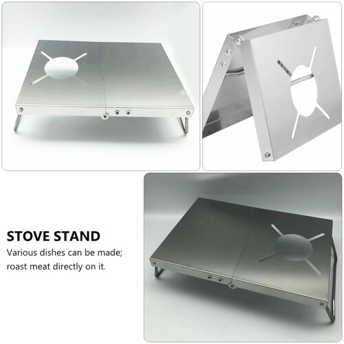 Folding Stainless Steel Burner Stand for Camping 2