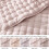 White Quilt Set with Gold Cross-Stitching Queen 2